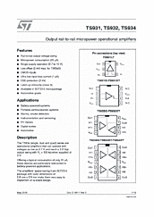 DataSheet TS931 pdf